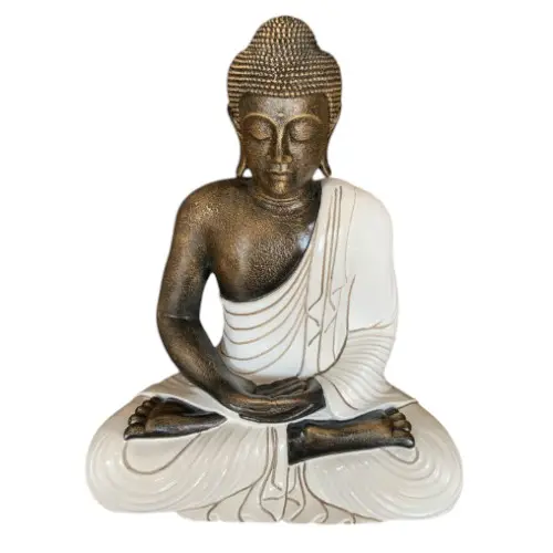 BOUDDHA PREMIUM 60CM BLANC