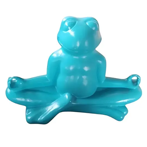 [STAGRE62BLE] STATUE GRENOUILLE 62 CM X 94 CM BLEU