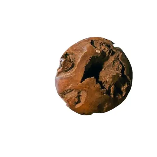[STABOUPLE20] BOULE EN TECK PLEINE 20CM