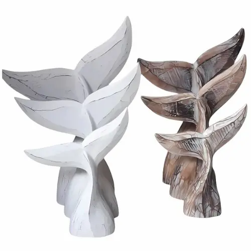 [INTANIBAL20X25BLA] DECO QUEUE BALEINE 20X25 BLANC
