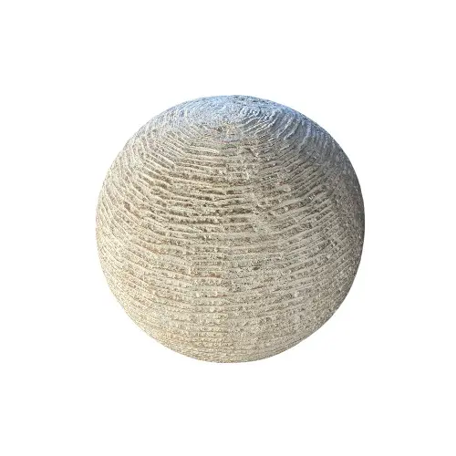[STASPHONDBLA30] SPHÈRE ONDULÉ BLANCHE 30CM