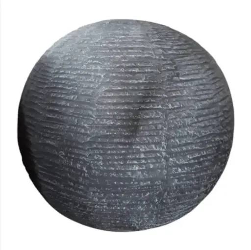 [STASPHONDNOI30] SPHÈRE ONDULÉ NOIRE 30CM